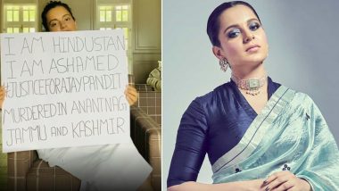 Kangana Ranaut Slams Bollywood Celebrities For Staying Mum On Ajay Pandita's Killing, Calls It 'Selective Secularism' (Watch Video)