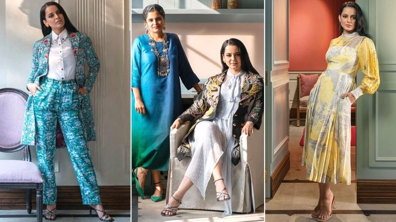 Kangana Ranaut Unveils Her Dreamy Workplace All Whilst Being Impeccably Dressed for Elle Decor This Month!