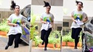 Bebo Breaks A Sweat: Kareena Kapoor Khan Takes To Street Jogging This Lockdown And We Feel Inspired (View Pics)