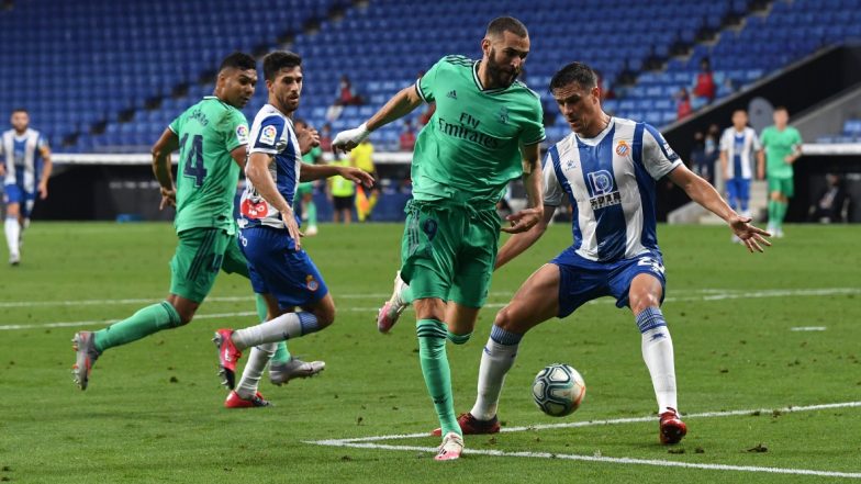 Espanyol vs Real Madrid, La Liga2019-20 Goal and Video Highlights: Karim Benzema’s Incredible Backheel Takes Los Blancos Closer to League Title