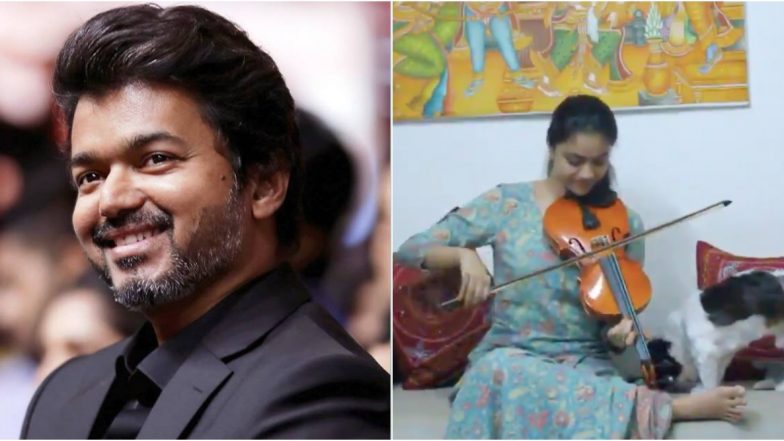 Thalapathy Vijay Birthday: Keerthy Suresh Plays the Violin to Give a Special Tribute to the Superstar As She Sends Her Warm Wishes (Watch Video)