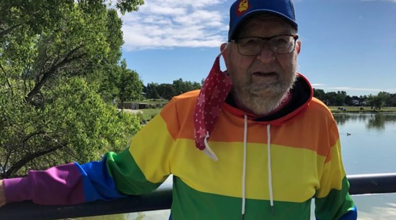 90-Year-Old Denver Grandpa Uses Facebook to Come Out As Gay During Pride Month