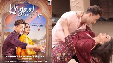 Asim Riaz and Himanshi Khurana Look Absolutely In Love In Khyaal Rakhya Kar's New Poster, Former Shares A Cute BTS Video As Well (Watch Video)