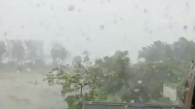 Cyclone Nisarga Landfall Videos: NDRF Shares Footage of Storm Hitting Alibaug Coast in Maharashtra's Raigad