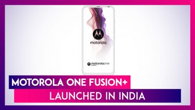 Motorola One Fusion+ with a 16MP Pop-up Selfie Camera Launched in India; Check Prices, Variants, Features & Specifications