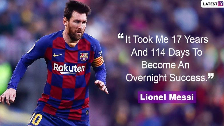 Lionel Messi Quotes With HD Images: 10 Powerful Sayings by Barcelona Great on Success and Life to Celebrate His 33rd Birthday