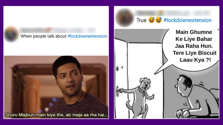 Maharashtra Govt Extends Lockdown Till July 31, Netizens Extend 'Support' By Trending #LockdownExtension Funny Memes and Jokes For The Nth Time!