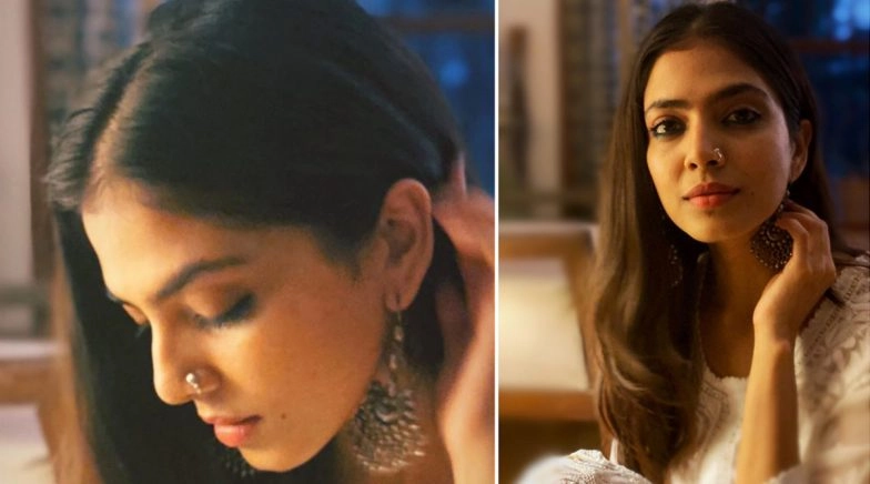 Malavika Mohanan Channels a Sublime Charm in an Embroidered White Kurti With Silver Jewellery!