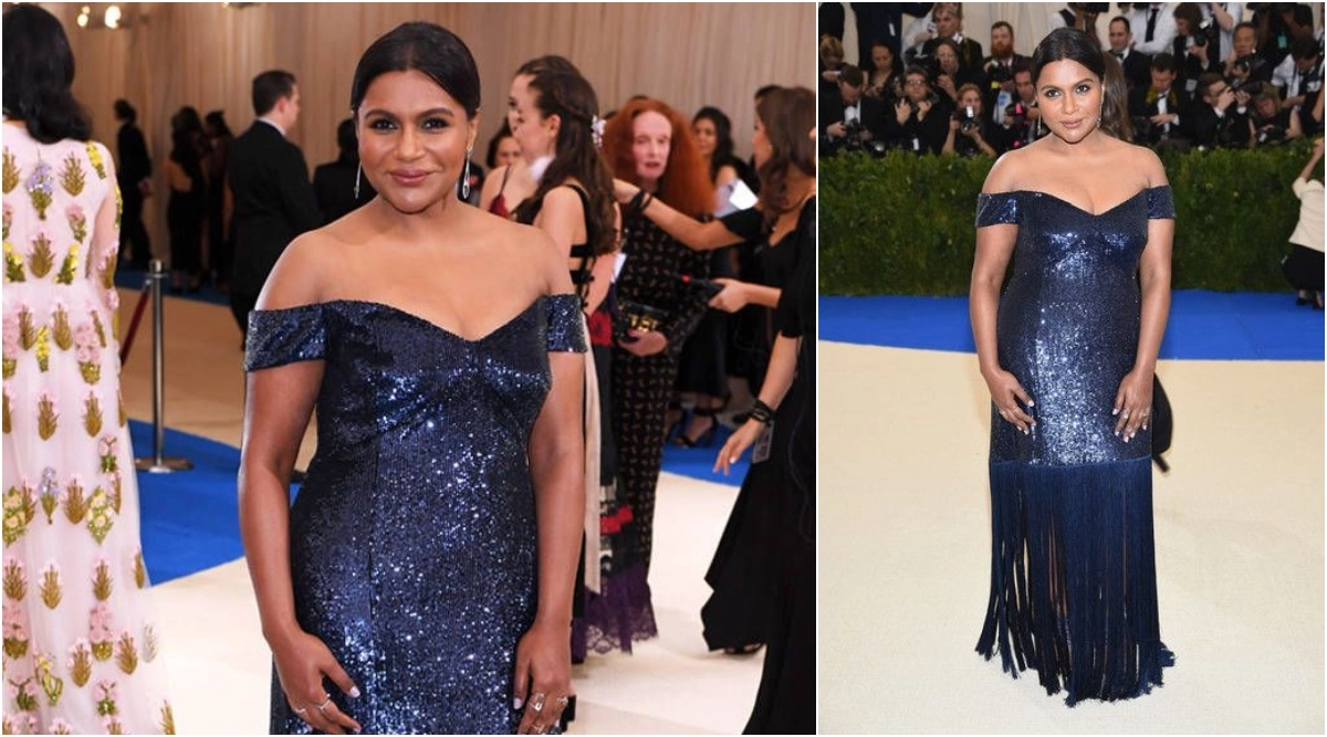 Mindy Kaling Yellow Gown