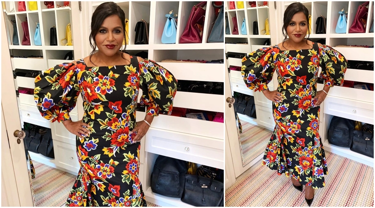 Mindy Kaling Floral dress