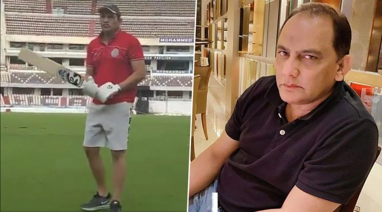 ‘Timing It Like Old Times’: Mohammad Azharuddin Rolls Back Years and Picks Up a Cricket Bat Again