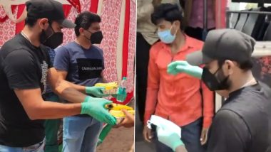 Mohammed Shami Helps Migrant Workers by Distributing Food Packets and Masks Amid Coronavirus Pandemic (Watch Video)