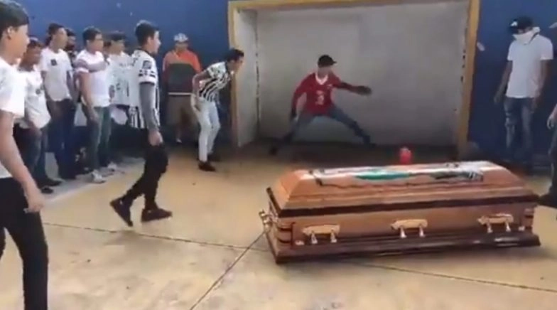 Mexican Murdered Teen's Soccer Teammates Let Him Score One Last Goal With His Coffin