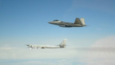 US F-22 Jets Intercept Russian IL-38 Maritime Patrol Aircraft off Alaska