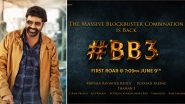 NBK 106 First Look Starring Nandamuri Balakrishna to Be Released on the Eve of Superstar&rsquo;s Birthday; Fans Trend #BB3Roar on Twitter