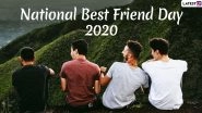 Missed Sending National Best Friend Day 2020 Wishes & HD Images? Say Belated Happy BFF Day With These WhatsApp Stickers, GIF Greetings and Hike Messages
