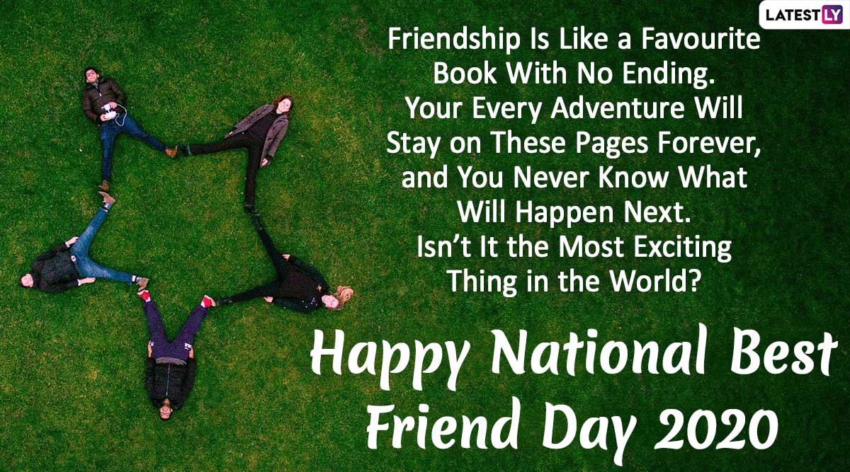 National Best Friend Day 2020 Wishes & HD Images: WhatsApp ...