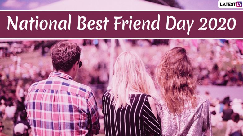 Happy National Best Friend Day 2020 Greetings & Wallpapers: WhatsApp Stickers, HD Images, Facebook Quotes, GIFs & SMS to Send to Your BFF