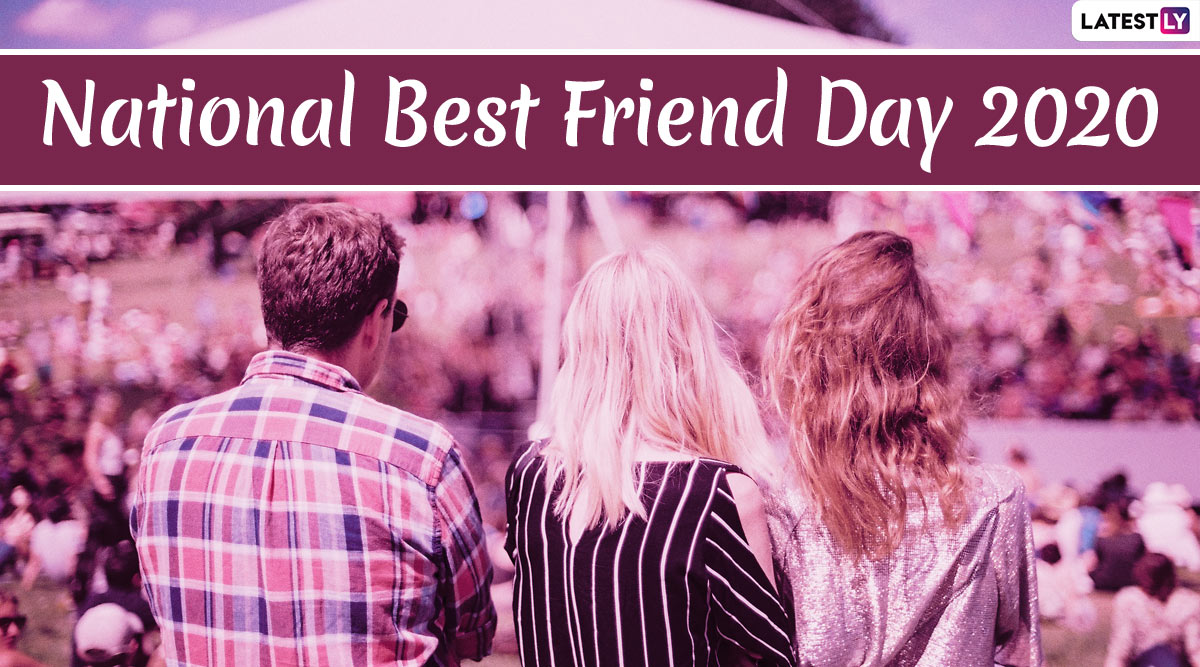 Happy National Best Friend Day 2020 Greetings Wallpapers 