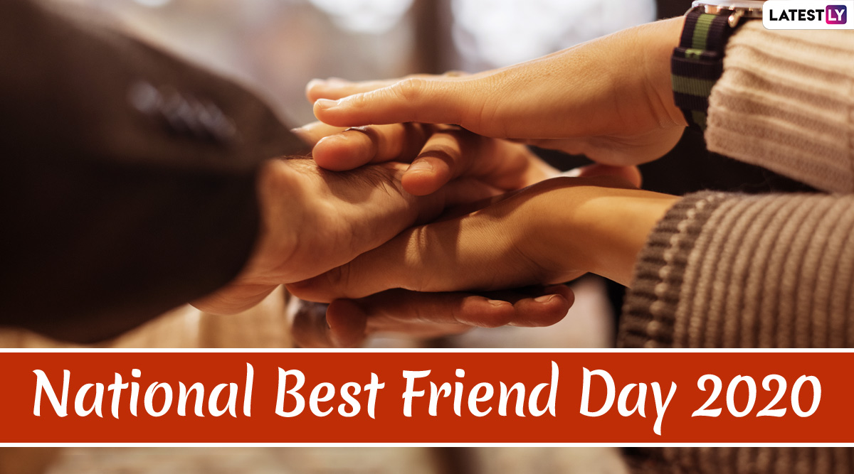 Happy National Best Friend Day 2020 Messages: WhatsApp Stickers, GIF Images, Friendship Quotes ...