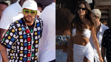 Neymar Parties in St Tropez With PSG Teammates and Victoria’s Secret Angel Izabel Goulart on Return to Paris (See Pictures)