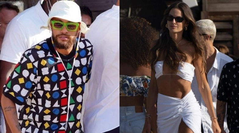 Neymar Parties in St Tropez With PSG Teammates and Victoria’s Secret Angel Izabel Goulart (See Pics)