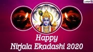 Nirjala Ekadashi 2020 Date (Tithi) and Shubh Muhurat: Know Vrat Significance and Puja Vidhi of Dry Fasting Equivalent to 24 Ekadashis