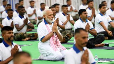 PM Narendra Modi's Address to The Nation on International Yoga Day 2020 Live Streaming: Watch Prime Minister's Speech on World Yoga Day