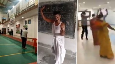 From Playing Garba to Cricket, Videos of People in Quarantine Centres Cheering Themselves With Singing and Dancing Shows Positivity in Tough Times! (Watch Viral Videos)