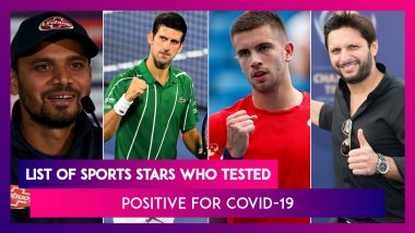 From Novak Djokovic To Shahid Afridi, Check List Of Sports Stars Who Tested Positive For COVID-19