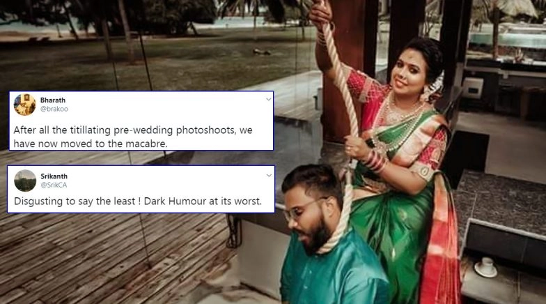 Pre-Wedding Photoshoot Shows a Suicide Scene Between To-Be Husband and Wife, Netizens Angered