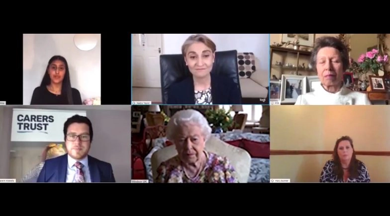 Queen Elizabeth II Makes Appearance in Video Call Extending Support to UK’s COVID-19 Carers