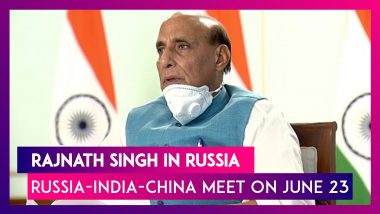 Rajnath Singh Visits Russia To Attend Grand Parade; FMs Of Russia-India-China To Meet On June 23