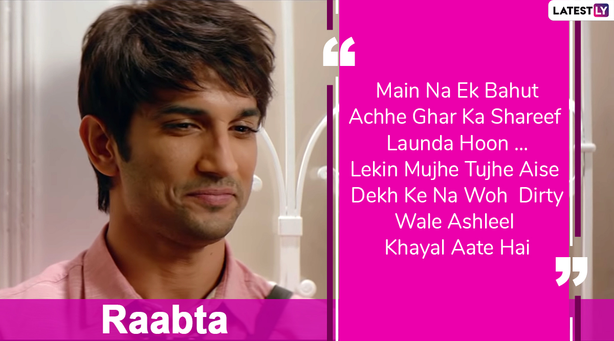 Sushant Singh Rajput No More From Kai Po Che To Chhichhore 7 Dialogues Of The Brilliant Actor 3016