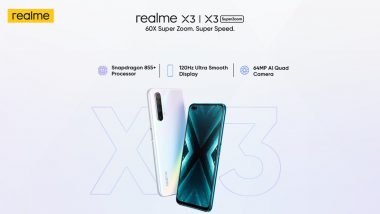 Realme X3 & Realme X3 SuperZoom Online India Sale Today at 12 Noon via Flipkart & Realme.com, Check Prices & Exciting Offers