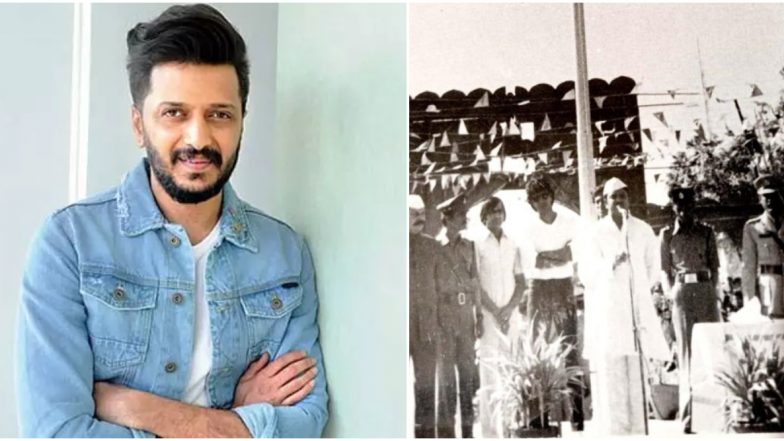 Riteish Deshmukh Wishes Mithun Chakraborty on His Birthday With an Old Black and White Pic, Calls Him His 'Favourite Superstar' (View Post)