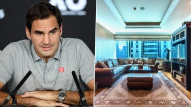 Roger Federer Dubai Penthouse: Take a Tour of Tennis Superstar’s Lavish ₹125 Cr Apartment With a Personalised Helipad and Enhanced Fitness Centre