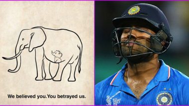 Heartbroken Rohit Sharma Takes to Social Media Over the Killing of Pregnant Elephant in Kerala, Says 'We Are Savages'