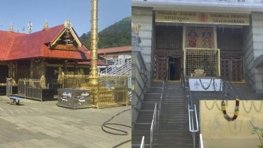 Sabarimala, Tirumala Tirupati Devasthanams Temples to Reopen for Devotees from June 8, Kerala CM, TTD Secretary Assure to Follow MHA's Social Distancing Norms