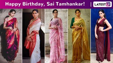 Sai Tamhankar Birthday Special: Polished Style With an Always Sassy Undertone, She Is the Quintessential Marathi Girl Uninterrupted!