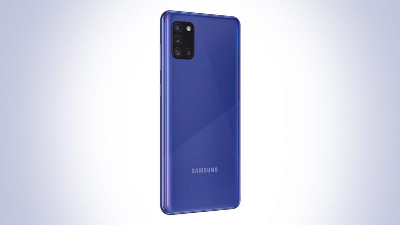 Samsung Galaxy A31 With a 48MP Quad Rear Camera Setup Launched in India at Rs 21,999