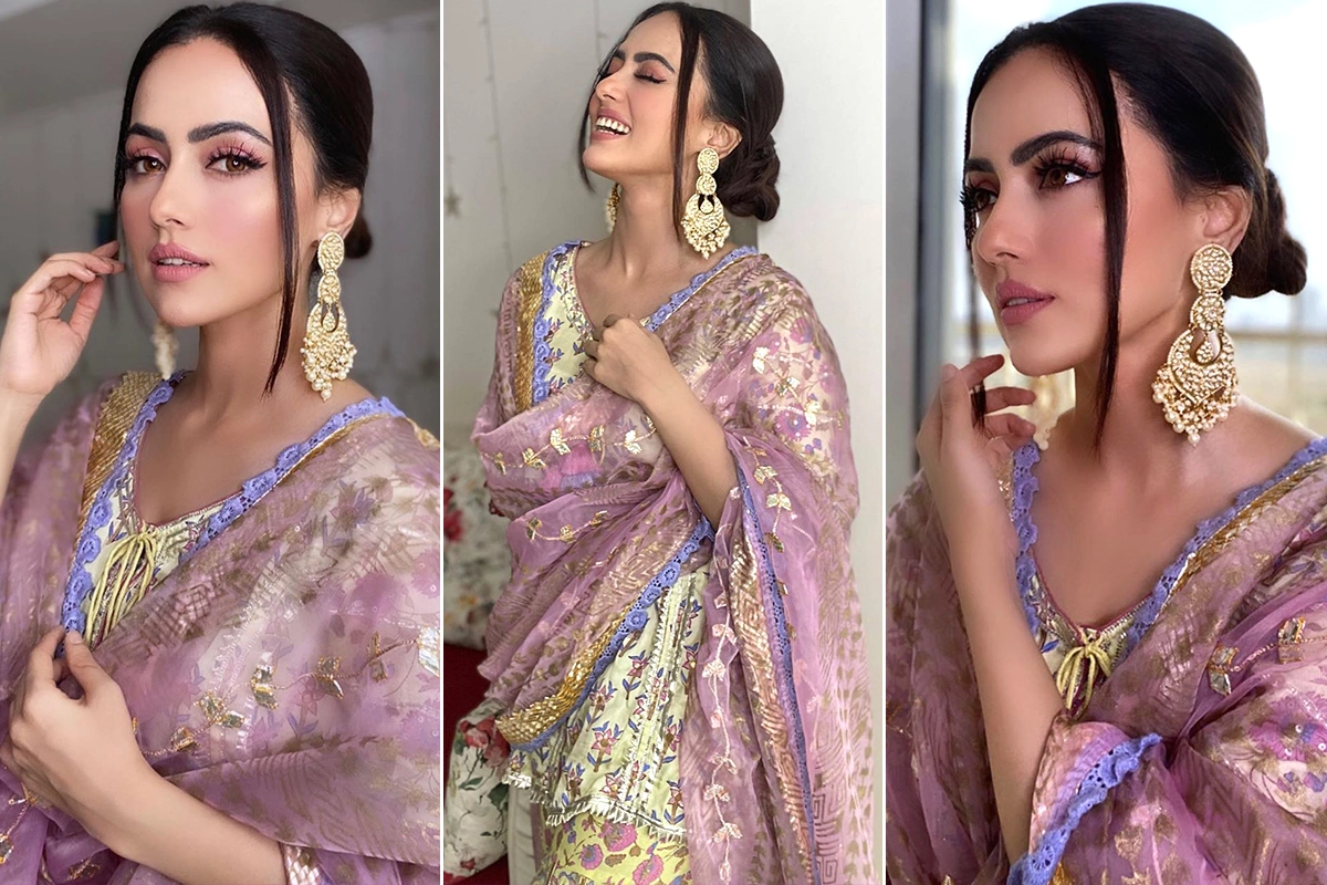 Sana Khan in Mayyera Jaipur for Eid Al Fitr celebrations