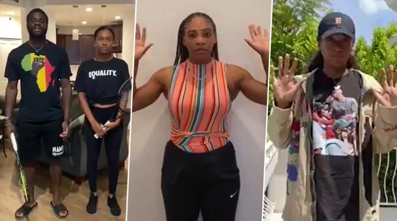 Serena Williams, Naomi Osaka Join Frances Tiafoe’s ‘Racquets Down, Hands Up’ Campaign