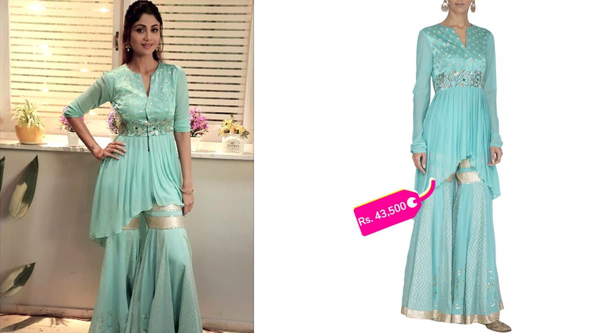 Shilpa Shetty in Devnaagri for Eid Al-Fitr celebrations