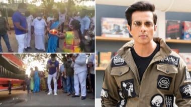 Sonu Sood Sends 200 Idliwalas Back to Their Hometown In Tamil Nadu, Gets Honoured With An Aarti (Watch Video)