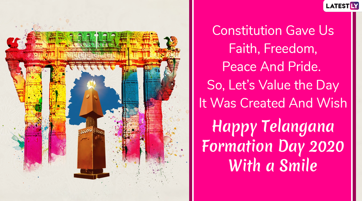 Happy Telangana Formation Day 2020 Wishes & HD Images: WhatsApp ...