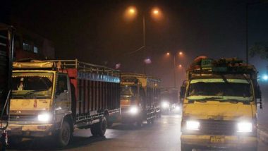 Night Curfew Exemption: Don't Stop Trucks With Goods From 9 pm to 5 am, Says MHA in Letter to States and UTs