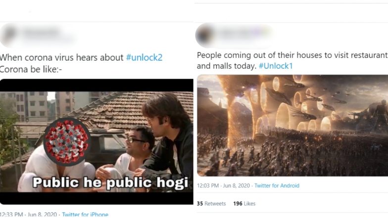 Unlock 1 Funny Memes Trend Online; Netizens Crack Jokes on #Unlock2 With People Leaving Their Homes After Months of Coronavirus-Induced Lockdown