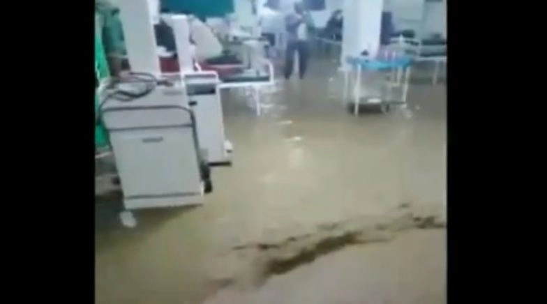 Maharashtra: Heavy Rain Floods Ground Floor of COVID-19 Hospital