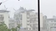 Cyclone Nisarga Videos: From Tin Rooftops Being Blown Away to Trees Uprooted, Gusty Winds Hit Raigad And Several Places in Maharashtra